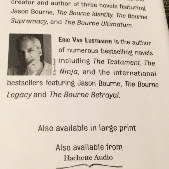 ROBERT LUDLUM’S,by EricVanLustbader,TheBourneSanction,Hardcover,MYSTERY/THRILLER - Picture 6 of 6